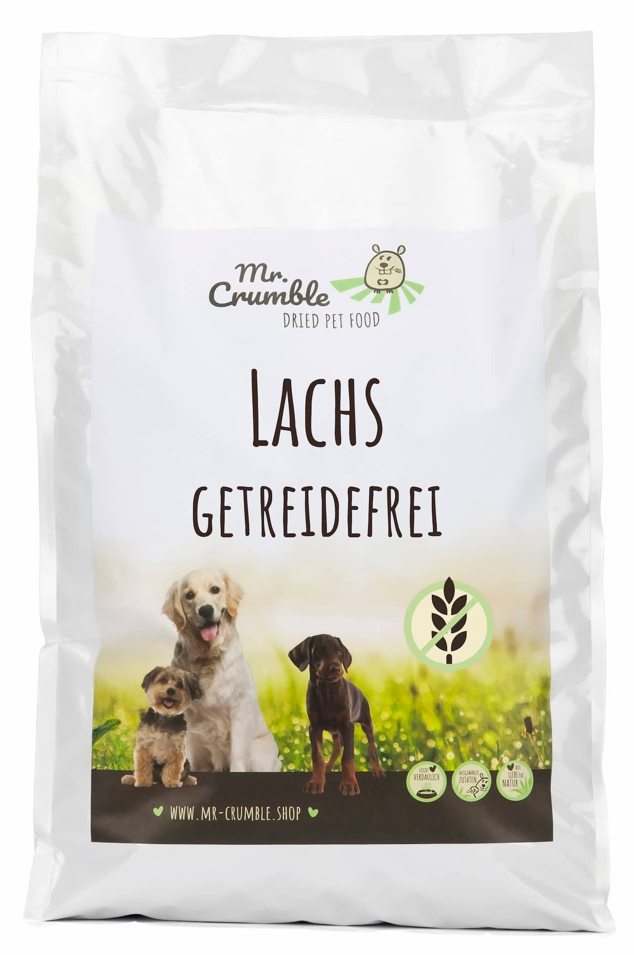 Hundefutter Lachs Verpackung