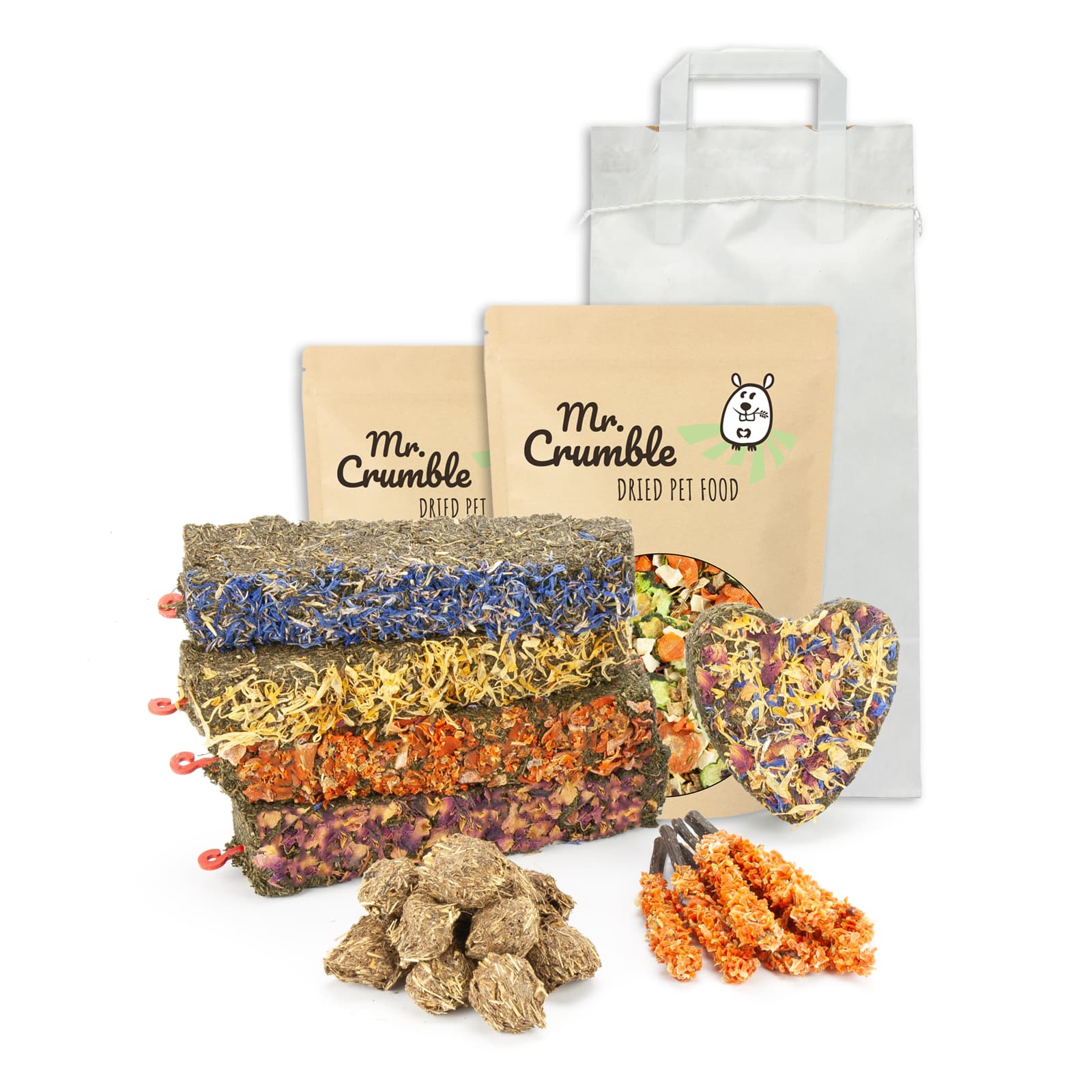 Strukturfutter-Set für Meerschweinchen, getreidefrei