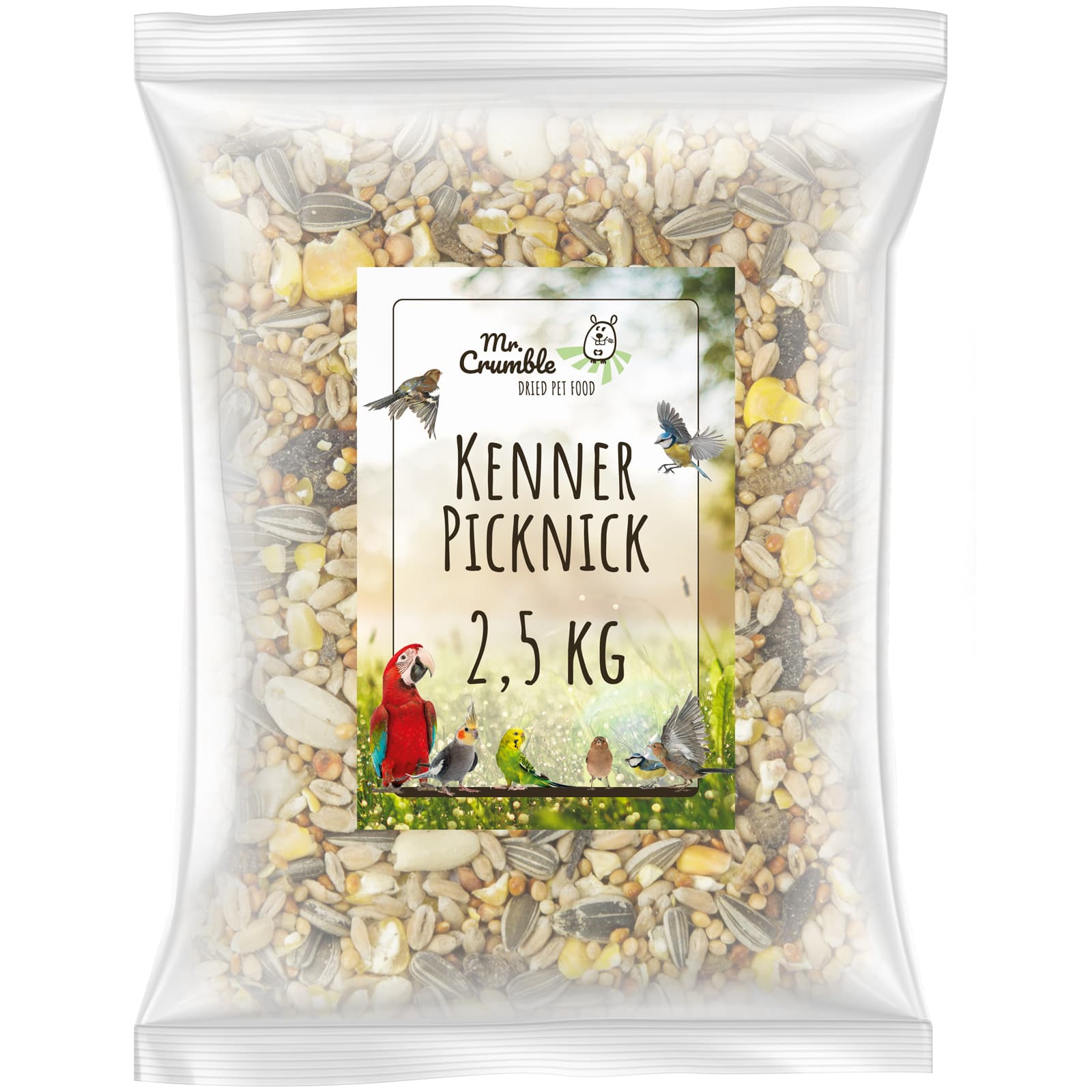 Wildvogelfutter Vogelfutter Kenner-Picknick Tuete 2,5 kg