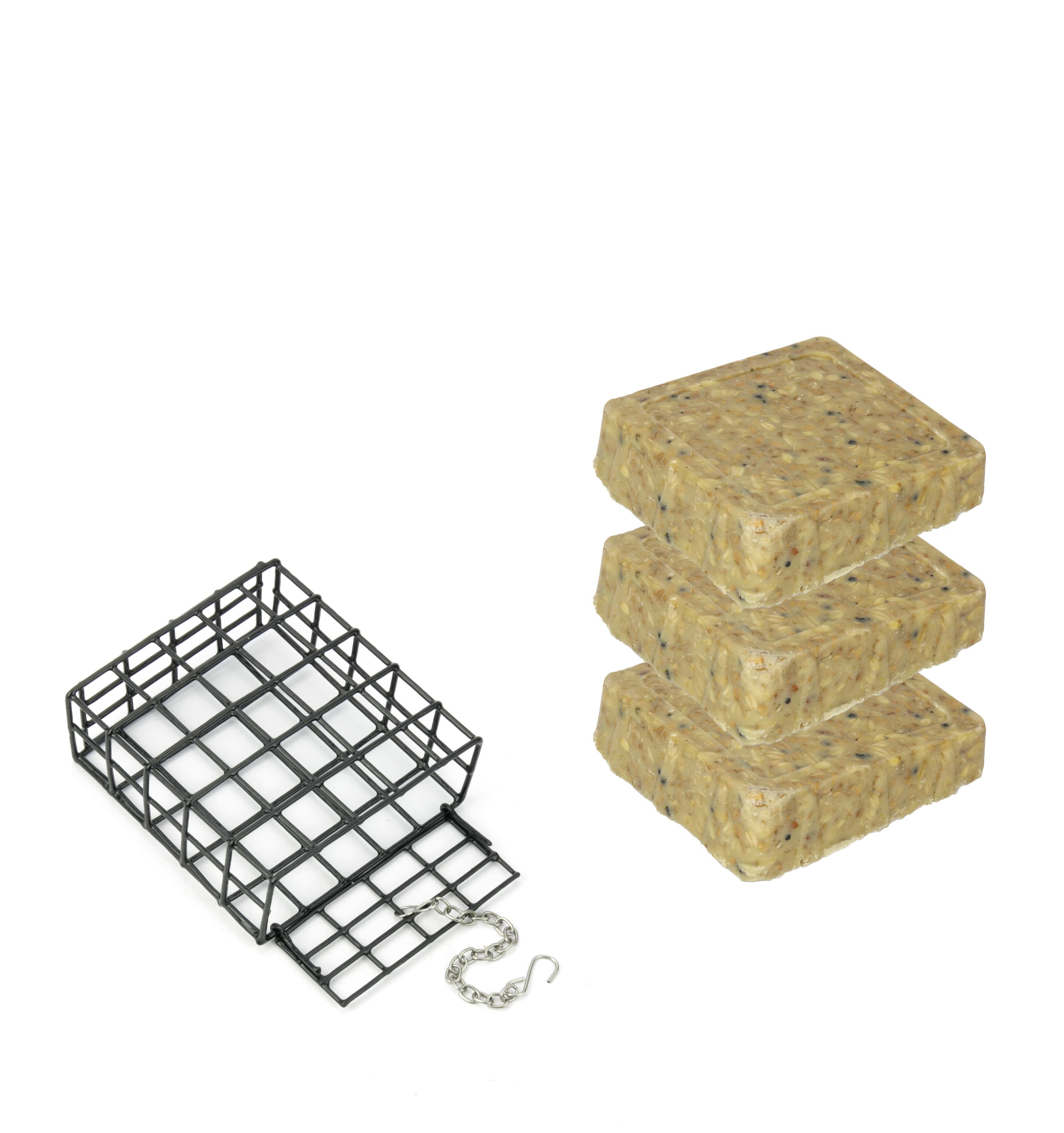 Wildvogelfutter Power-Paket mit Spenderbox 3er-Set