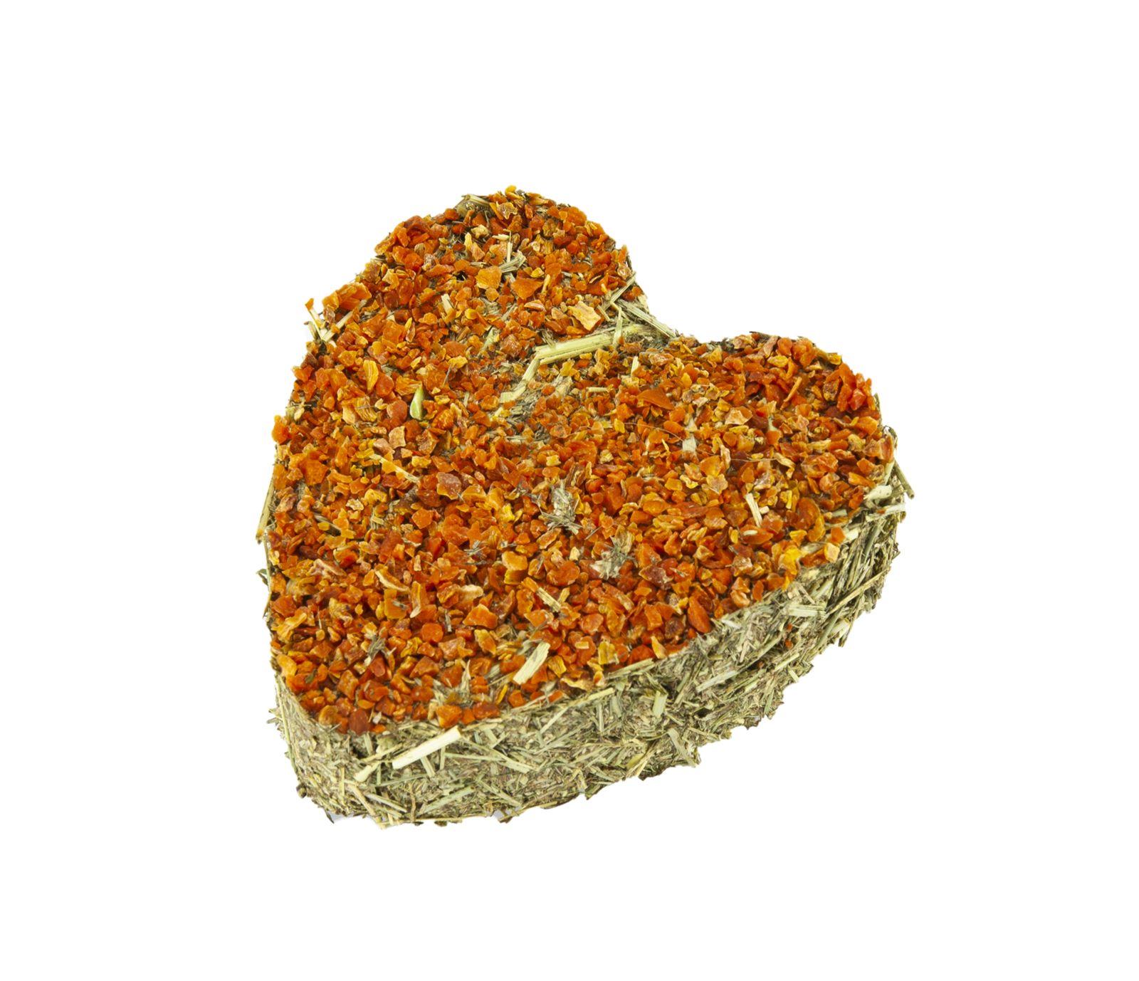 Timothy-Herz mit Karottenstückchen