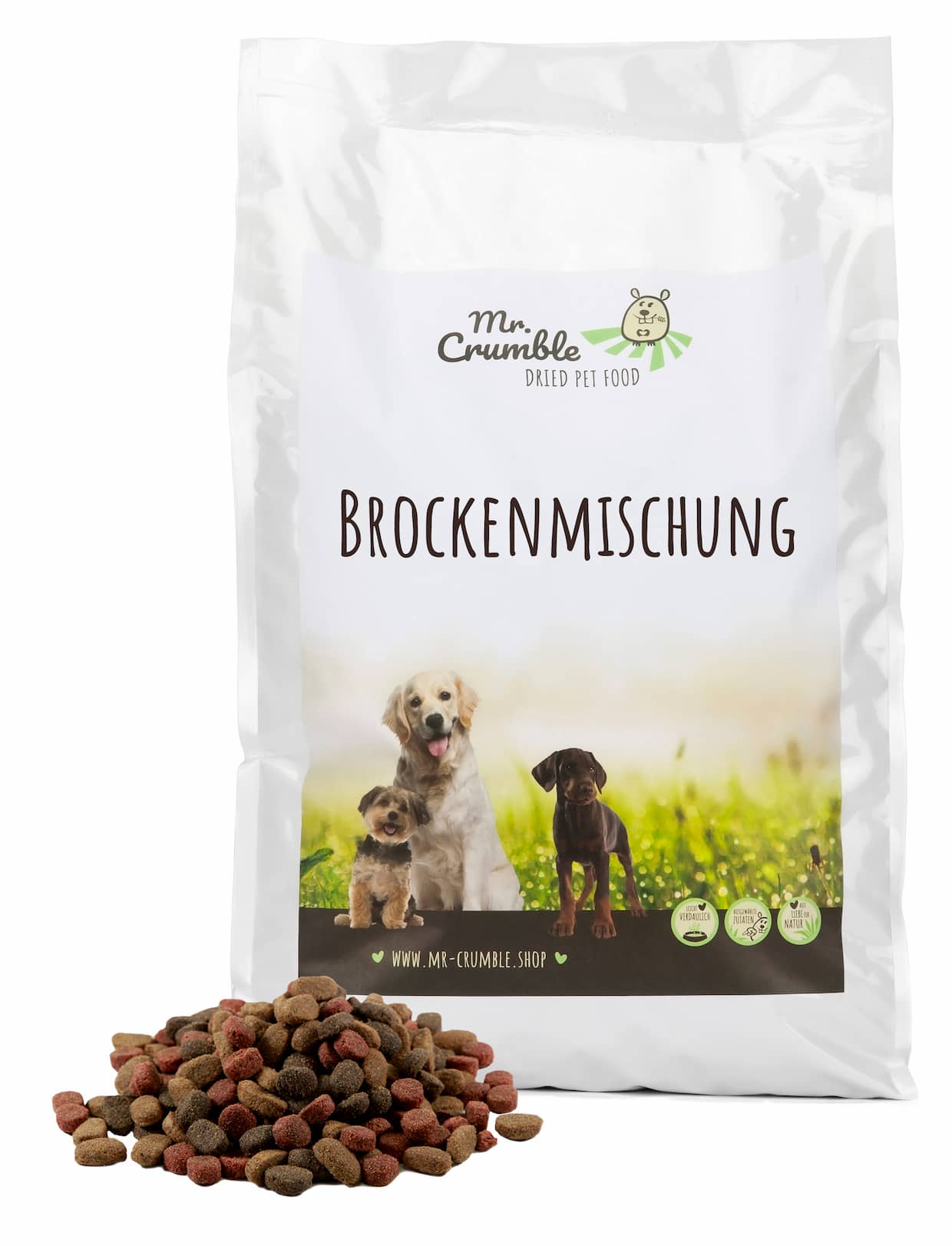 Trockenfutter Brockenmischung für Hunde