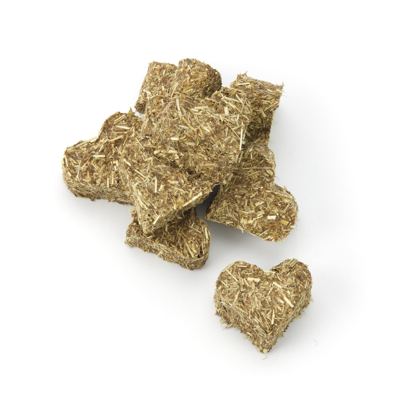 Snackherzen aus Timothy-Heu mit Kräutern, 9 Stück