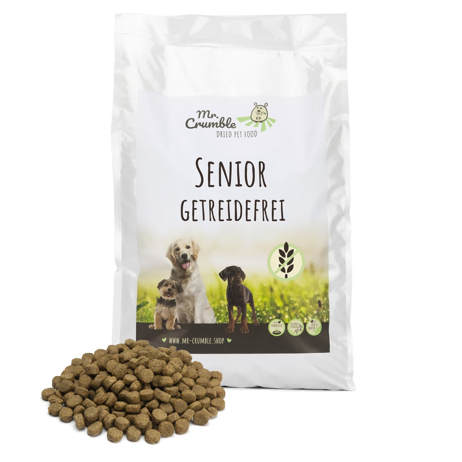 Hundefutter Senior getreidefrei mit Huhn